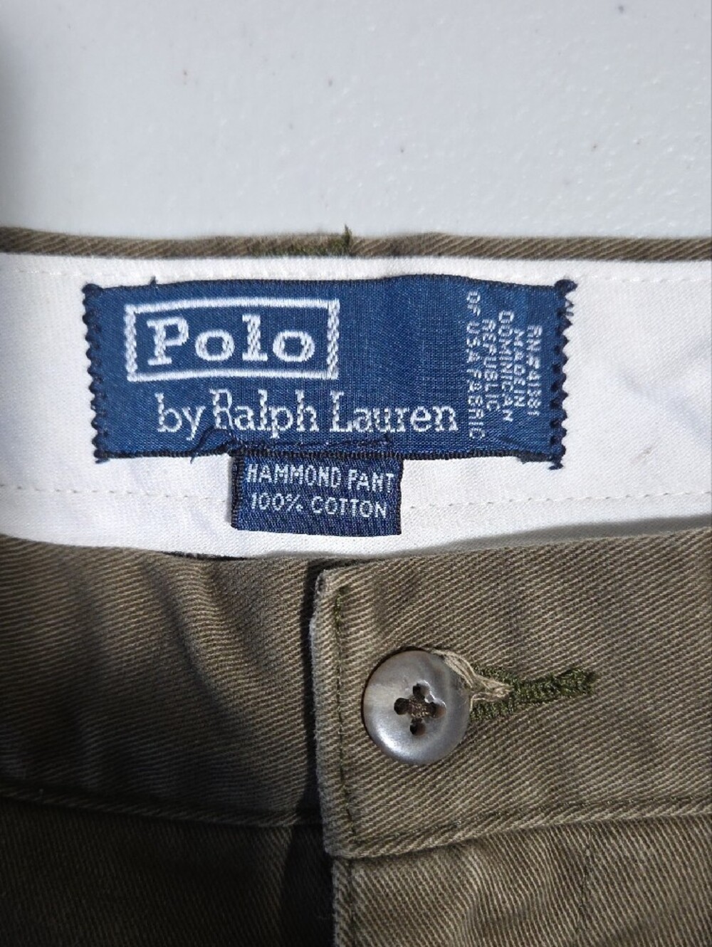 Polo by Ralph Lauren Olive Green Hammond Pants - Picture 4 of 5